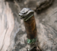 Нож Барс из дамасской стали